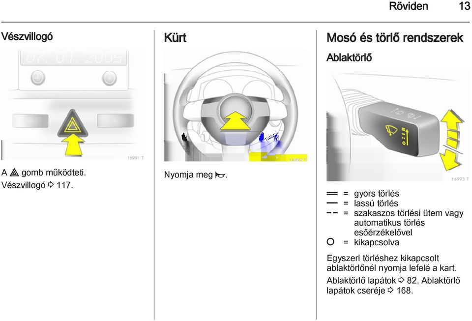 & = gyors törlés % = lassú törlés $ = szakaszos törlési ütem vagy automatikus törlés