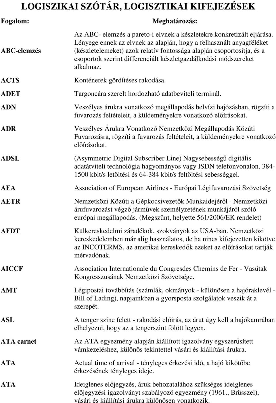 módszereket alkalmaz. Konténerek gördítéses rakodása. Targoncára szerelt hordozható adatbeviteli terminál.