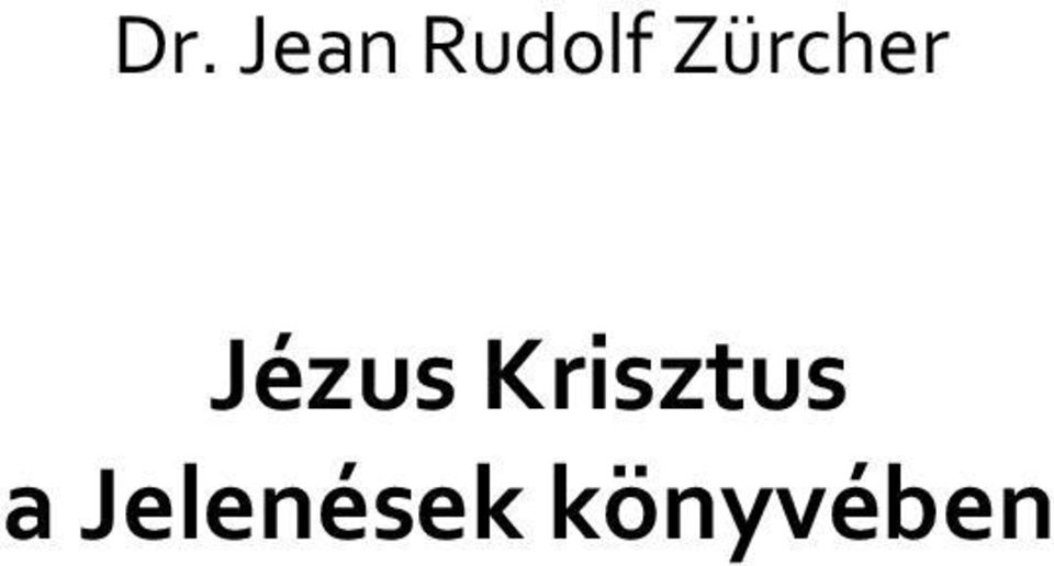 Jézus Krisztus