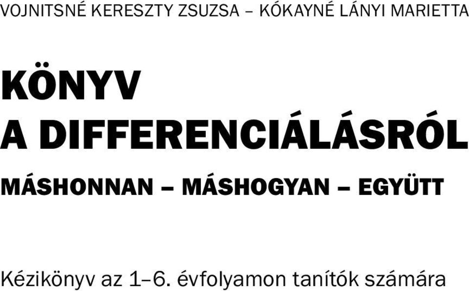 differenciálásról máshonnan