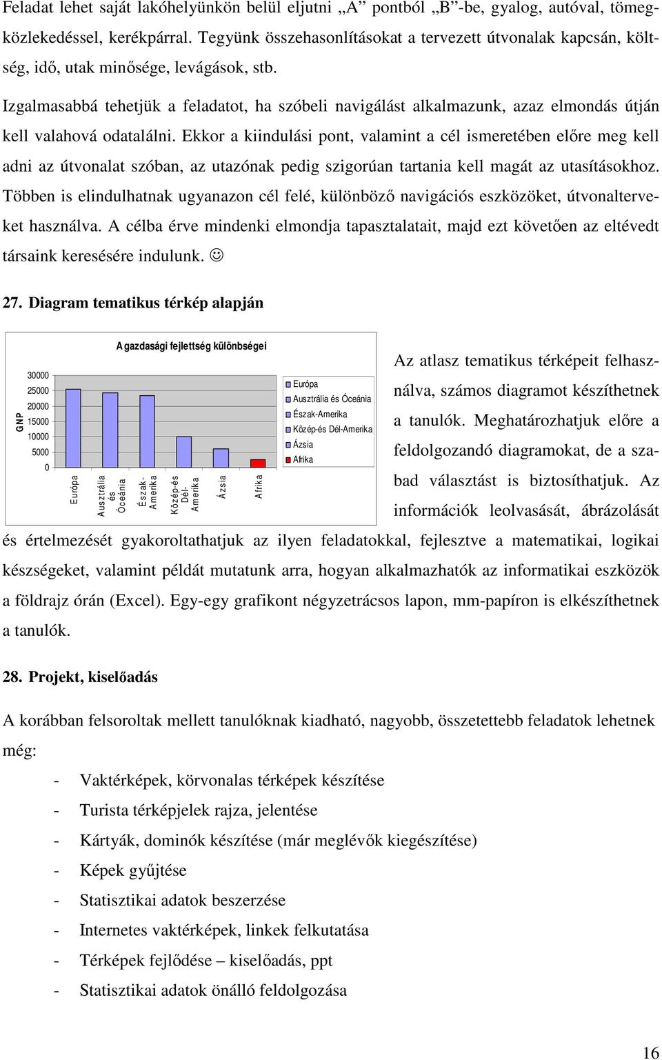 Izgalmasabbá tehetjük a feladatot, ha szóbeli navigálást alkalmazunk, azaz elmondás útján kell valahová odatalálni.