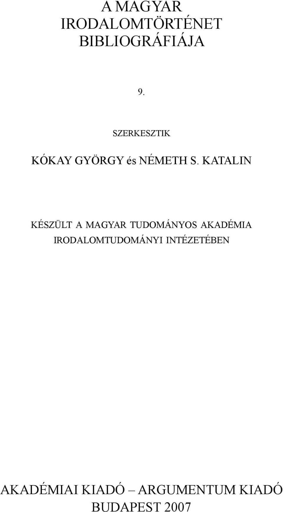 katalin készült a magyar tudományos akadémia