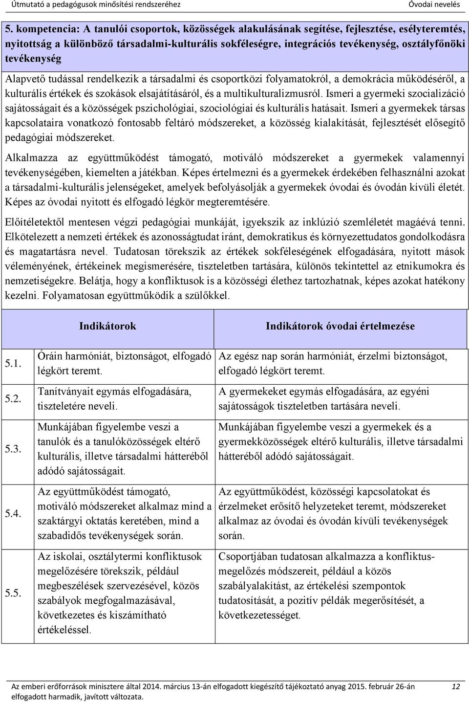 Ismeri a gyermeki szocializáció sajátosságait és a közösségek pszichológiai, szociológiai és kulturális hatásait.