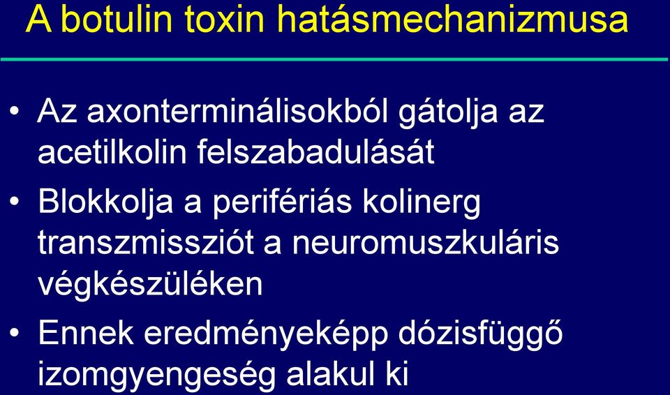 perifériás kolinerg transzmissziót a neuromuszkuláris