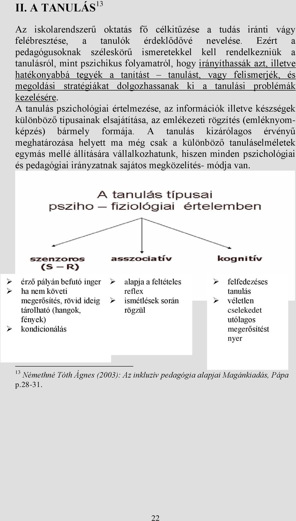 és megoldási stratégiákat dolgozhassanak ki a tanulási problémák kezelésére.