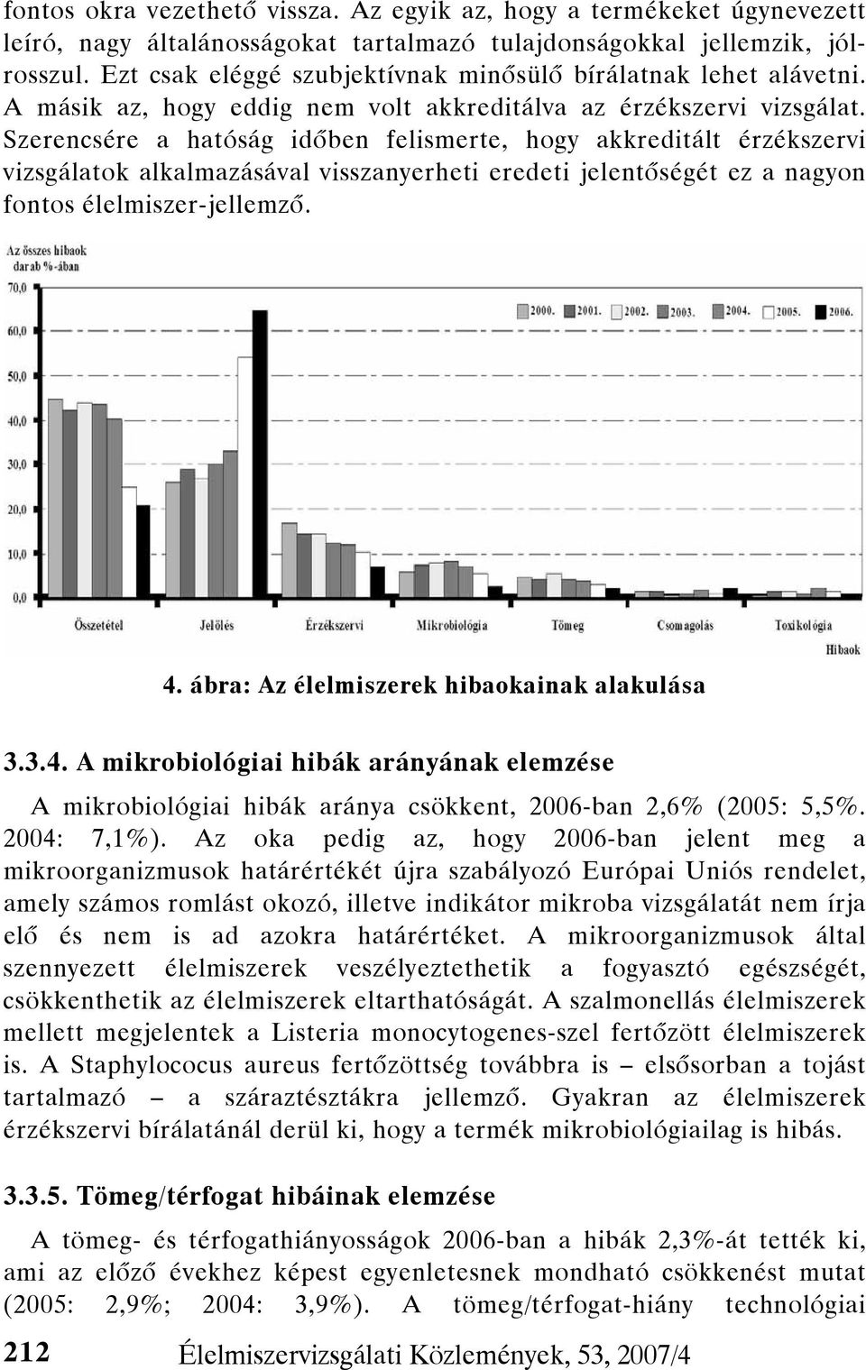 Szerencsére a hatóság időben felismerte, hogy akkreditált érzékszervi vizsgálatok alkalmazásával visszanyerheti eredeti jelentőségét ez a nagyon fontos élelmiszer-jellemző. 4.