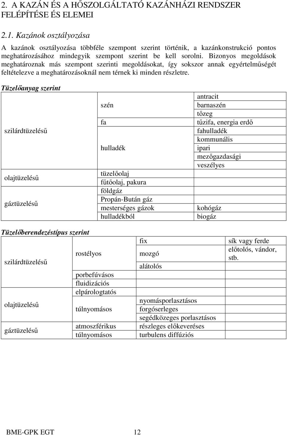 Bizonyos megoldások meghatároznak más szempont szerinti megoldásokat, így sokszor annak egyértelműségét feltételezve a meghatározásoknál nem térnek ki minden részletre.