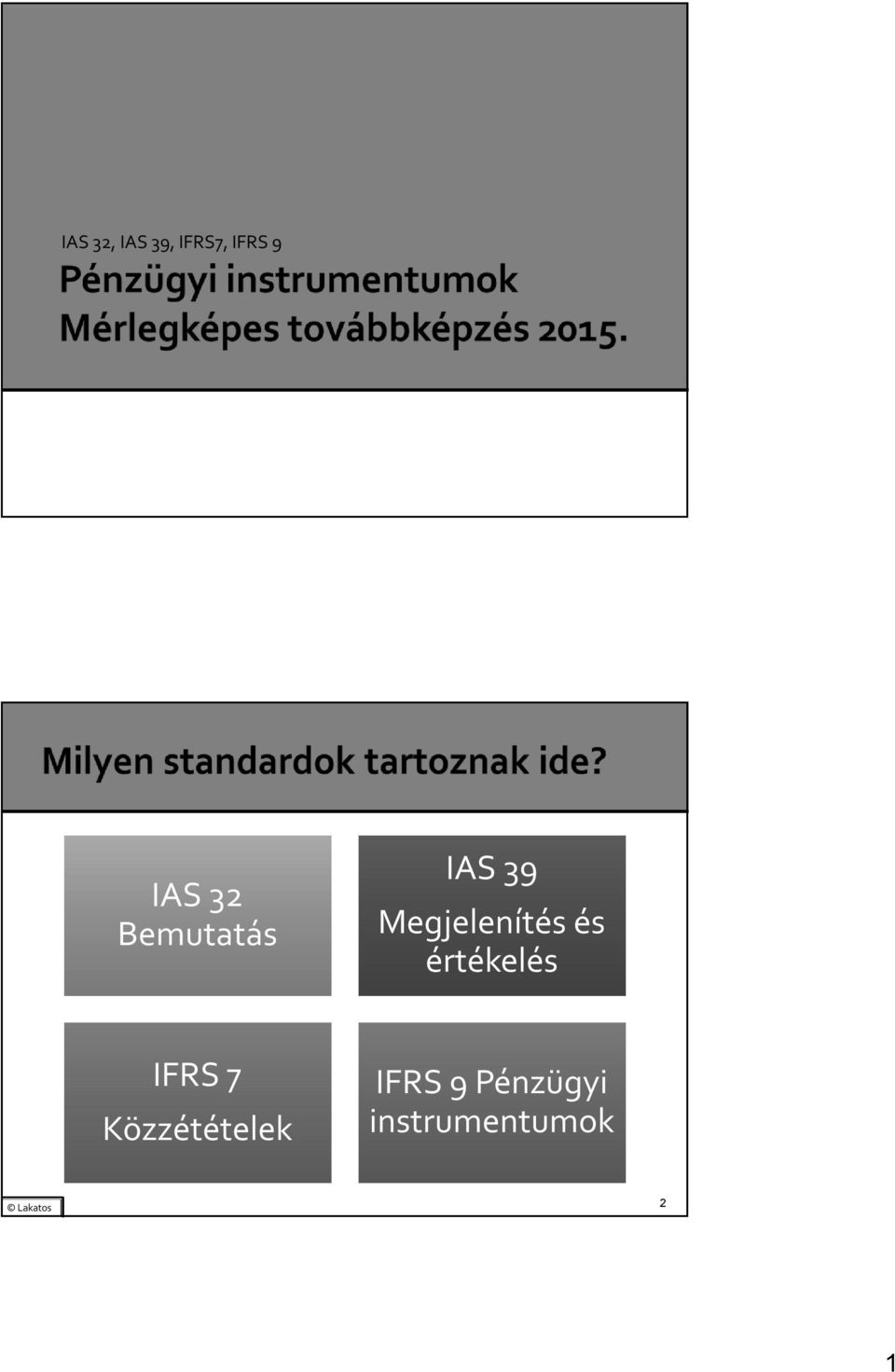 és értékelés IFRS 7 Közzétételek