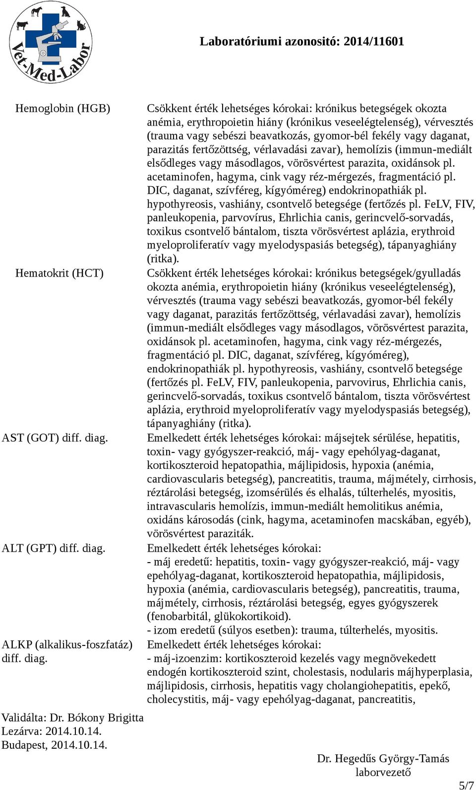 ALKP (alkalikus-foszfatáz) diff. diag.