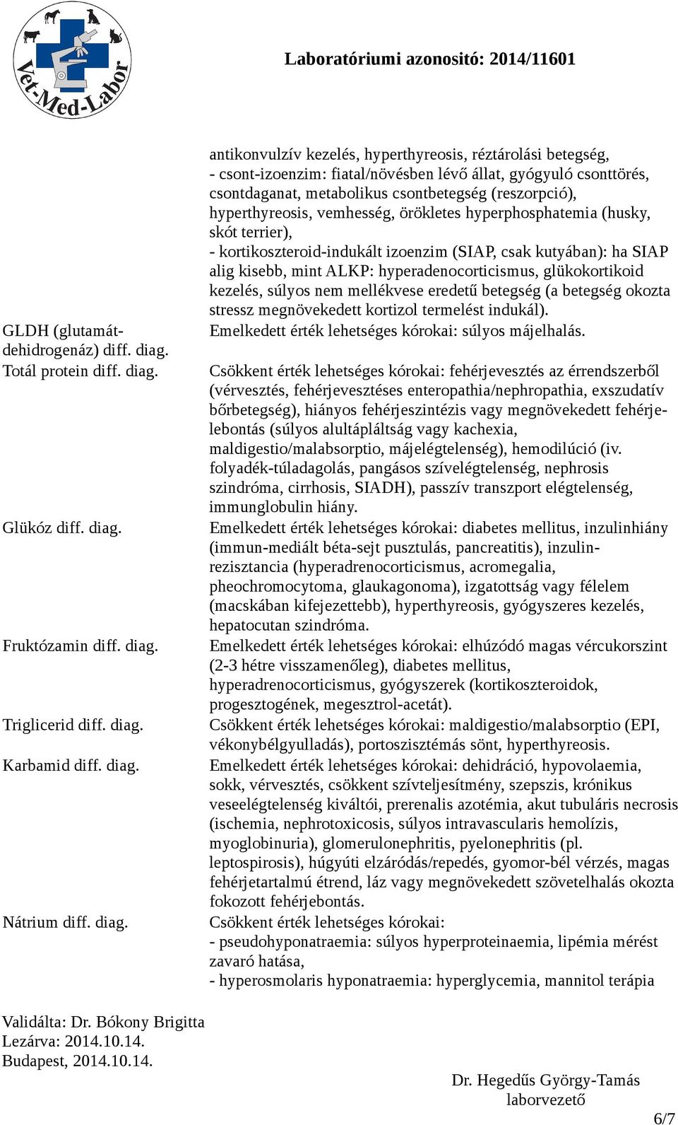 Glükóz diff. diag.