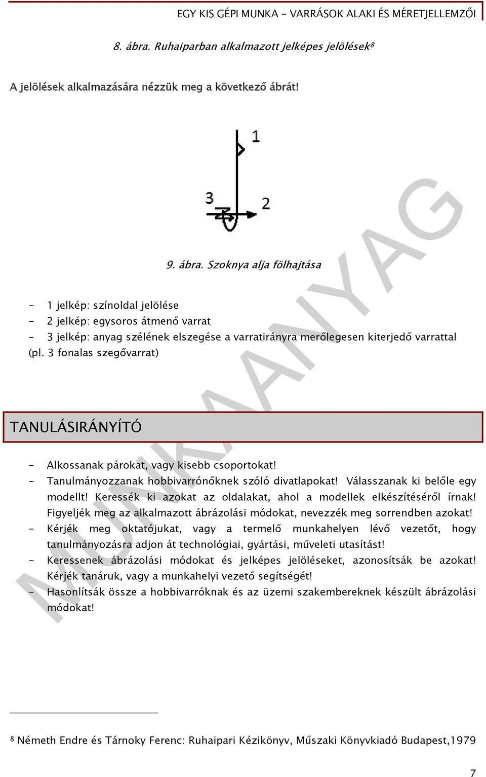 Keressék ki azokat az oldalakat, ahol a modellek elkészítéséről írnak! Figyeljék meg az alkalmazott ábrázolási módokat, nevezzék meg sorrendben azokat!