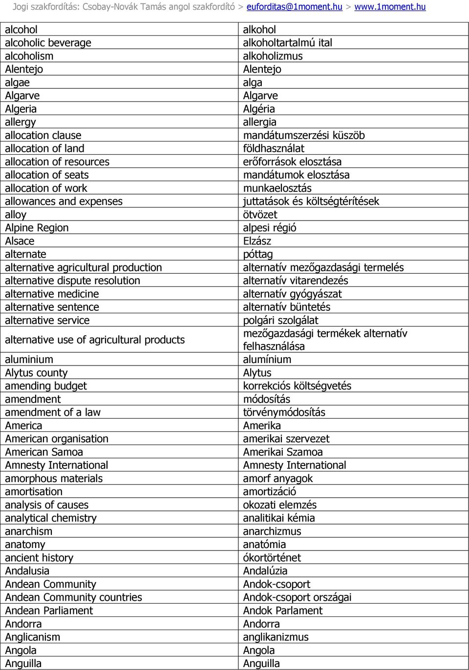 agricultural products aluminium Alytus county amending budget amendment amendment of a law America American organisation American Samoa Amnesty International amorphous materials amortisation analysis