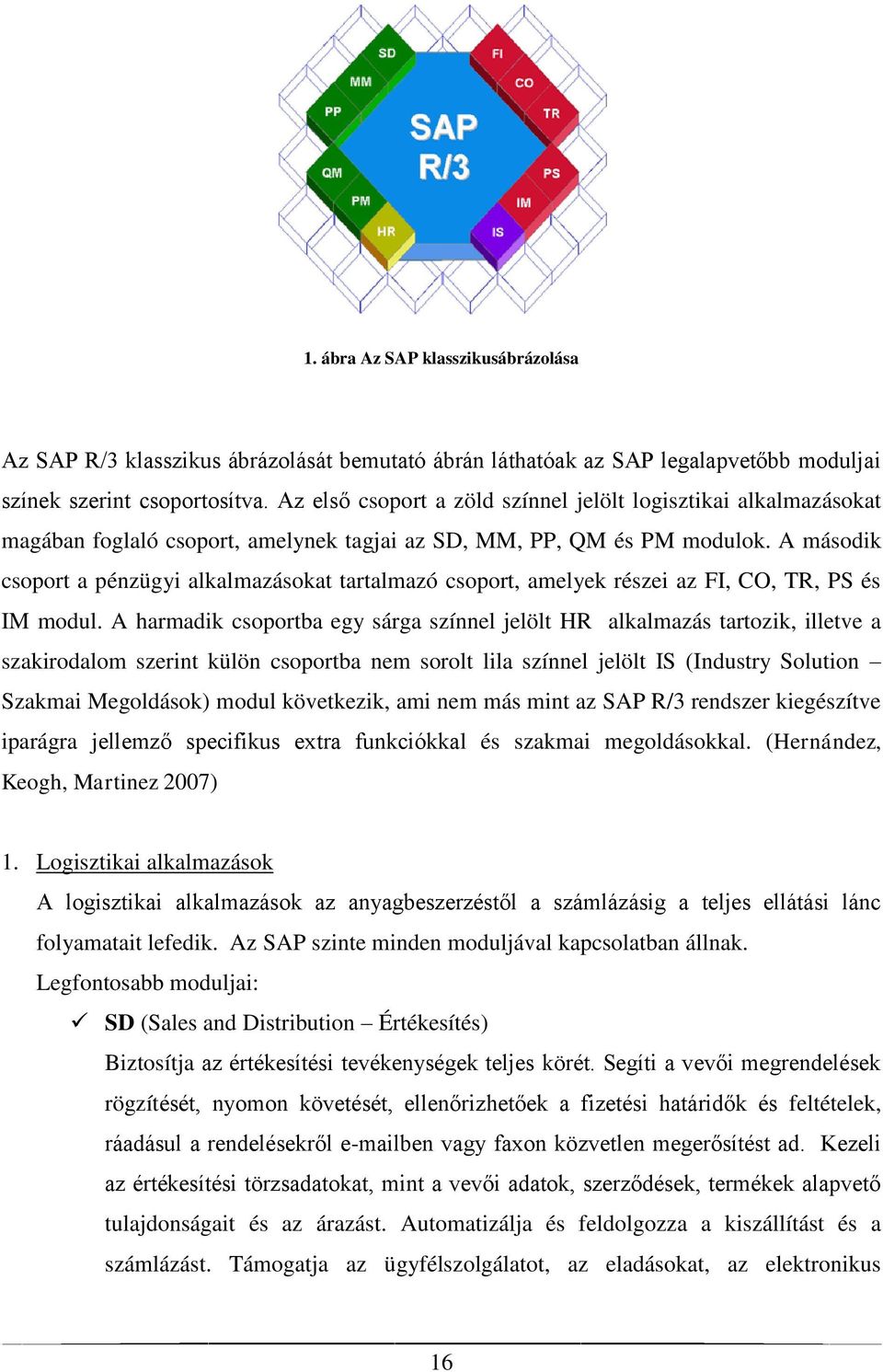 A második csoport a pénzügyi alkalmazásokat tartalmazó csoport, amelyek részei az FI, CO, TR, PS és IM modul.