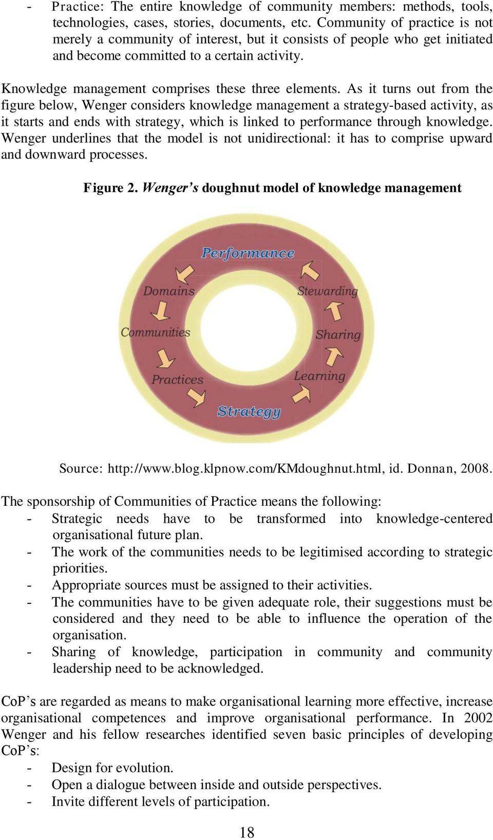 Knowledge management comprises these three elements.