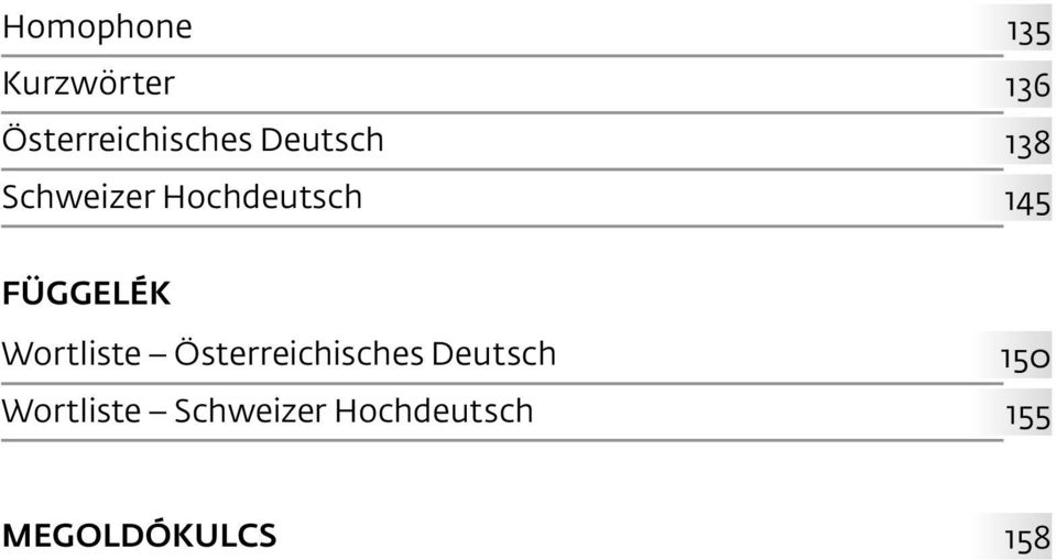 FÜGGELÉK Wortliste Österreichisches Deutsch