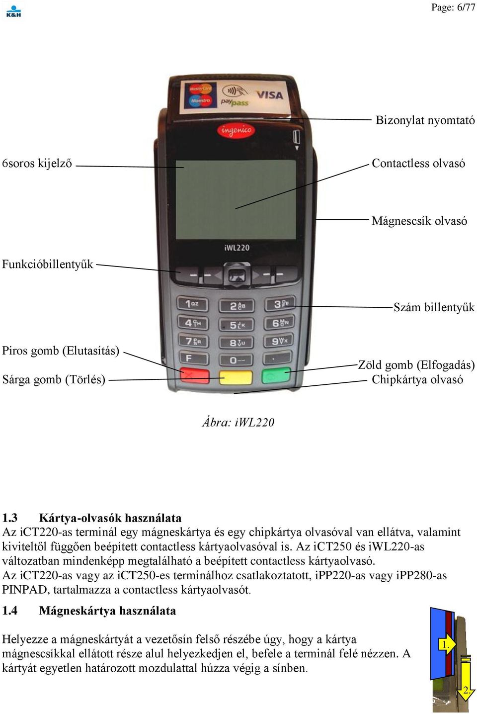 Az ict250 és iwl220-as változatban mindenképp megtalálható a beépített contactless kártyaolvasó.