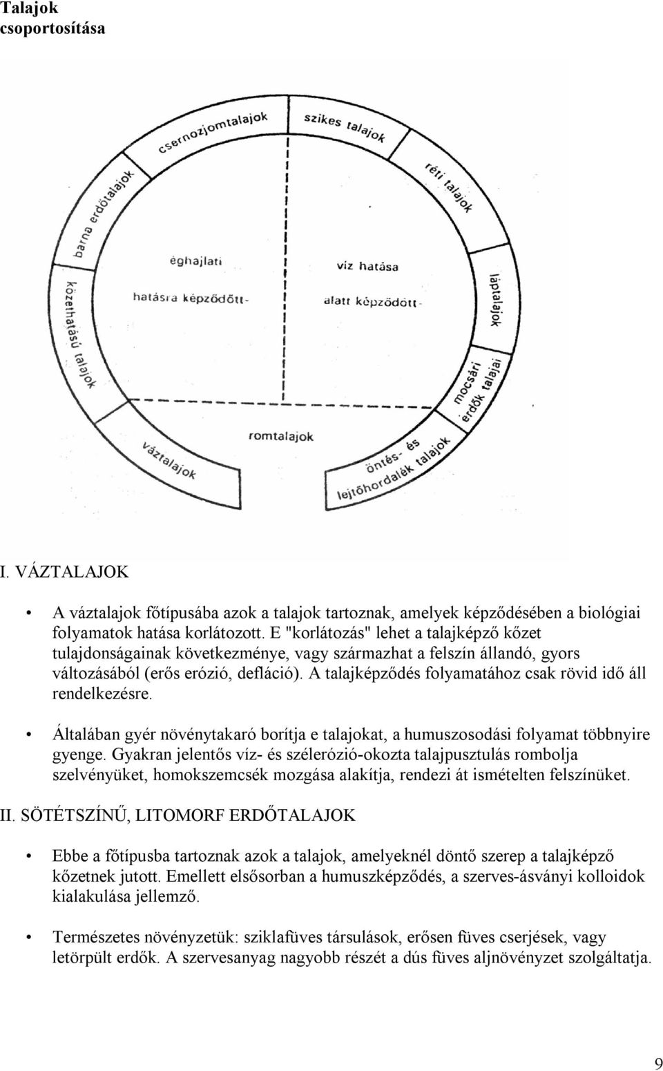 A talajképződés folyamatához csak rövid idő áll rendelkezésre. Általában gyér növénytakaró borítja e talajokat, a humuszosodási folyamat többnyire gyenge.