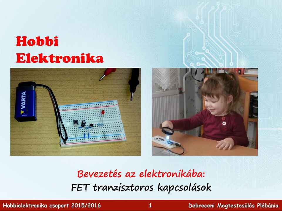 elektronikába: FET