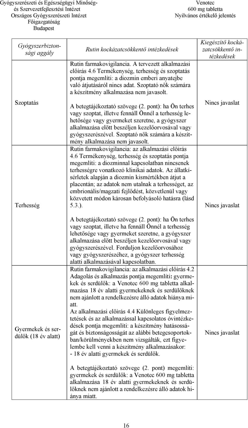 A betegtájékoztató szövege (2.