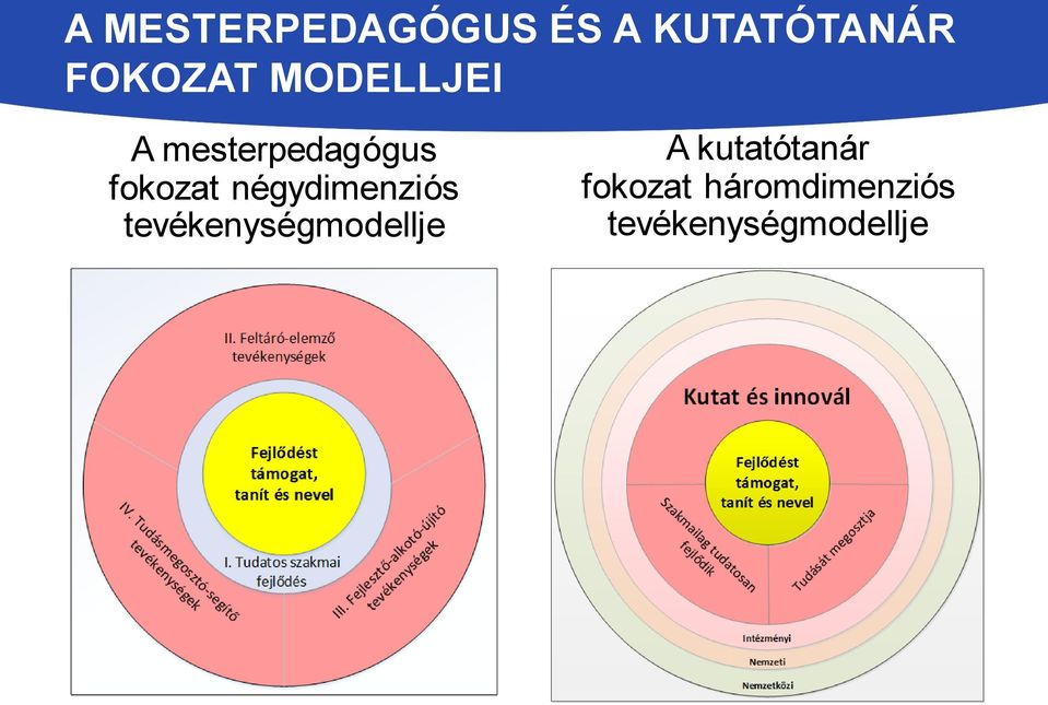 négydimenziós tevékenységmodellje A