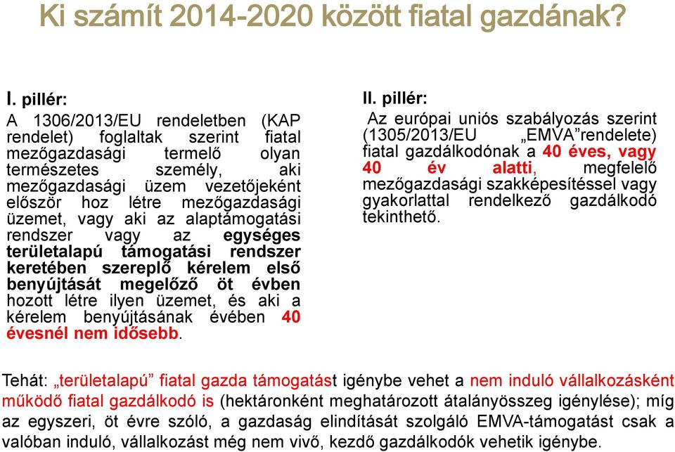 vagy aki az alaptámogatási rendszer vagy az egységes területalapú támogatási rendszer keretében szereplő kérelem első benyújtását megelőző öt évben hozott létre ilyen üzemet, és aki a kérelem