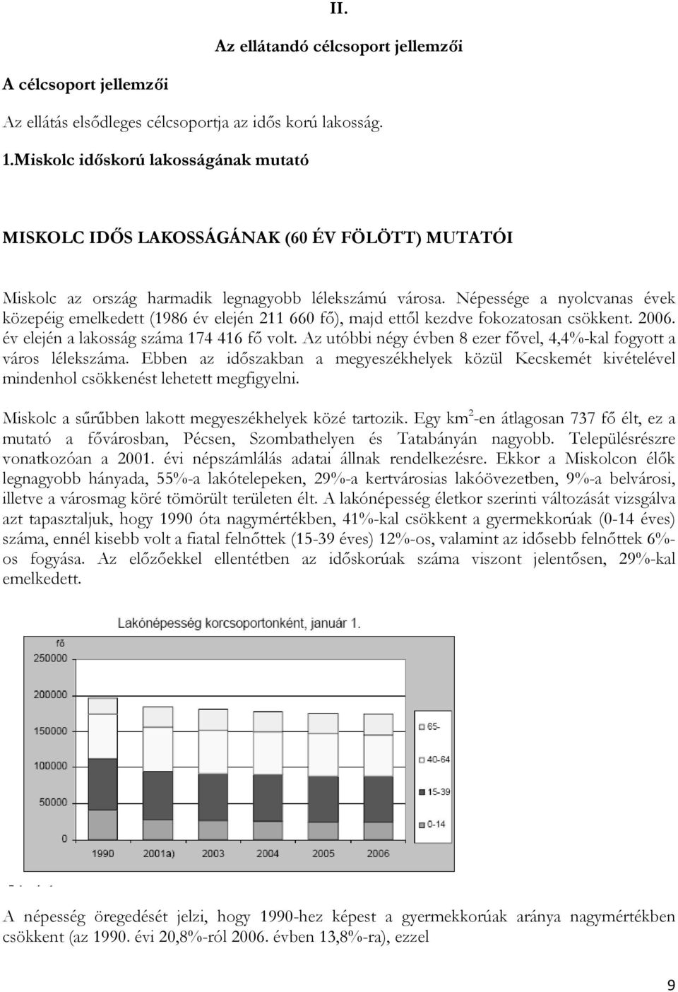 Népessége a nyolcvanas évek közepéig emelkedett (1986 év elején 211 660 fő), majd ettől kezdve fokozatosan csökkent. 2006. év elején a lakosság száma 174 416 fő volt.