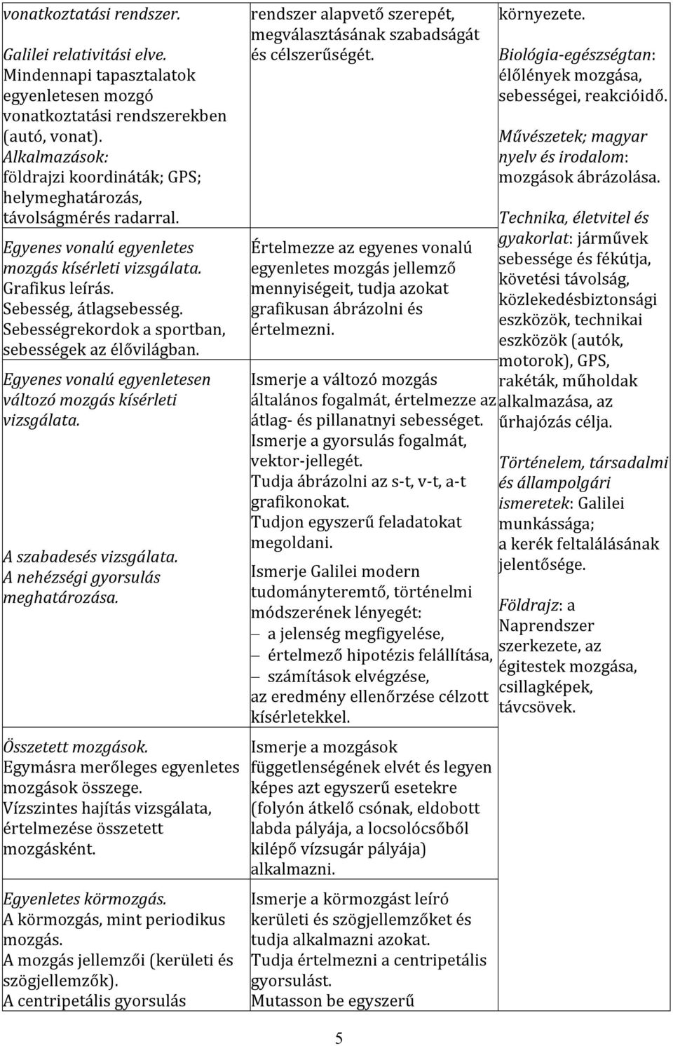 Sebességrekordok a sportban, sebességek az élővilágban. Egyenes vonalú egyenletesen változó mozgás kísérleti vizsgálata. A szabadesés vizsgálata. A nehézségi gyorsulás meghatározása.