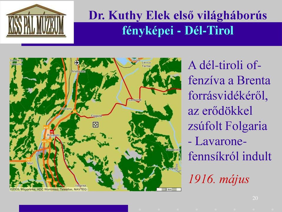 az erődökkel zsúfolt Folgaria -