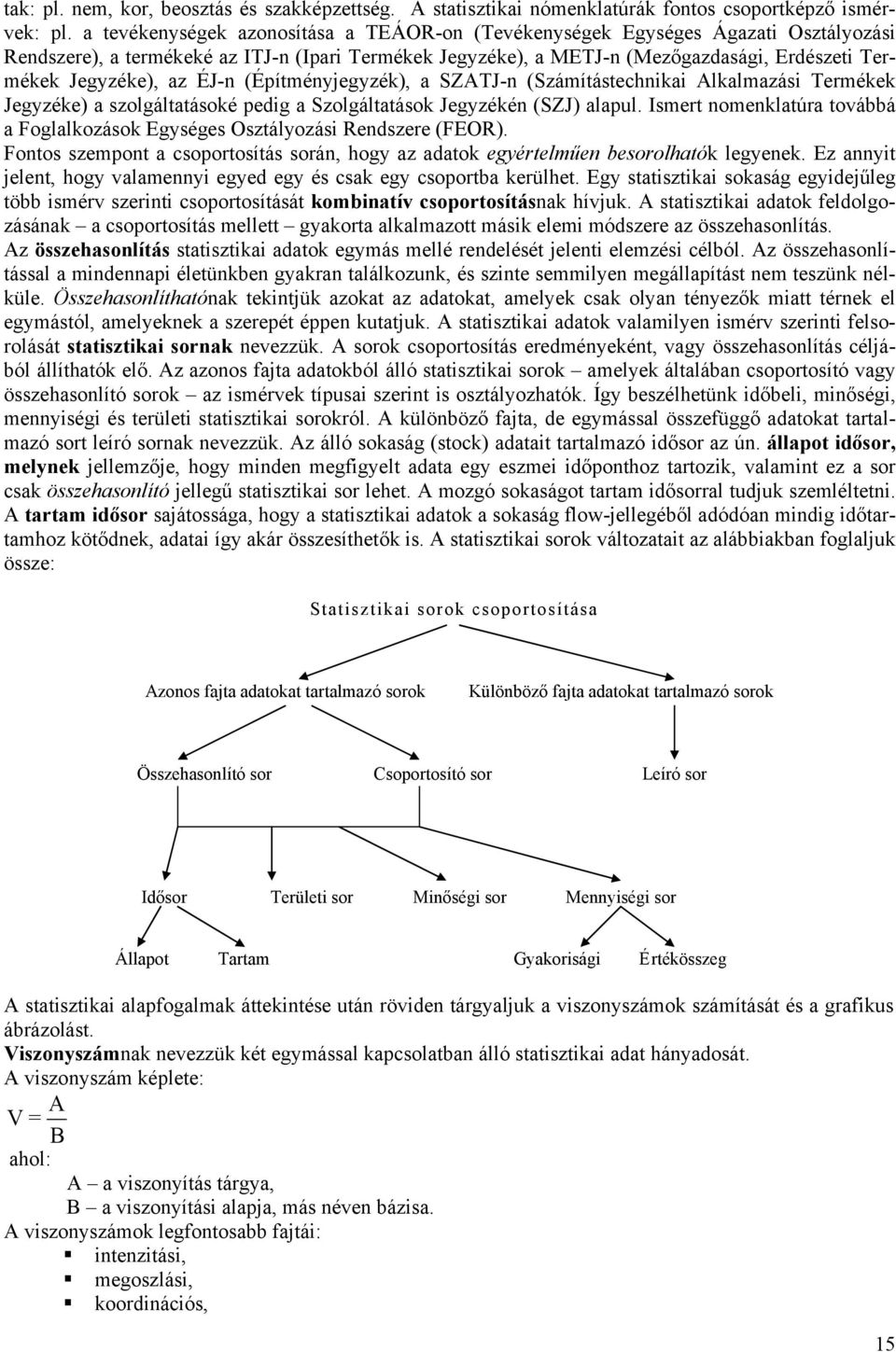 ÉJ-n (Épíményjegyzék), a SZATJ-n (Számíásechnikai Alkalmazási Termékek Jegyzéke) a szolgálaásoké pedig a Szolgálaások Jegyzékén (SZJ) alapul.