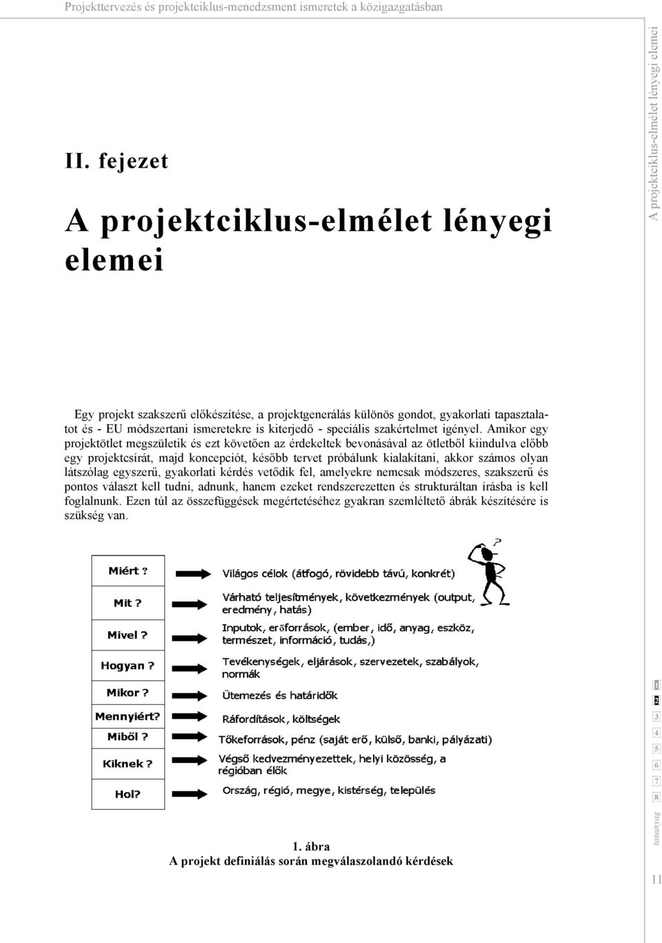 Amikor egy projektötlet megszületik és ezt követően az érdekeltek bevonásával az ötletből kiindulva előbb egy projektcsírát, majd koncepciót, később tervet próbálunk kialakítani, akkor számos olyan