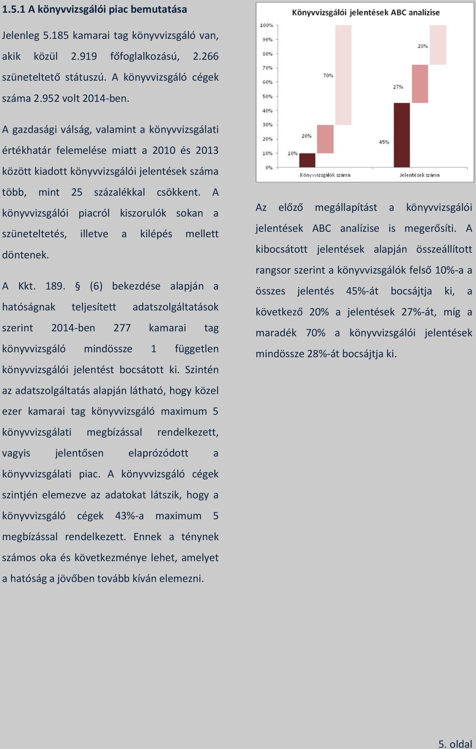 A könyvvizsgálói piacról kiszorulók sokan a szüneteltetés, illetve a kilépés mellett döntenek. A Kkt. 189.