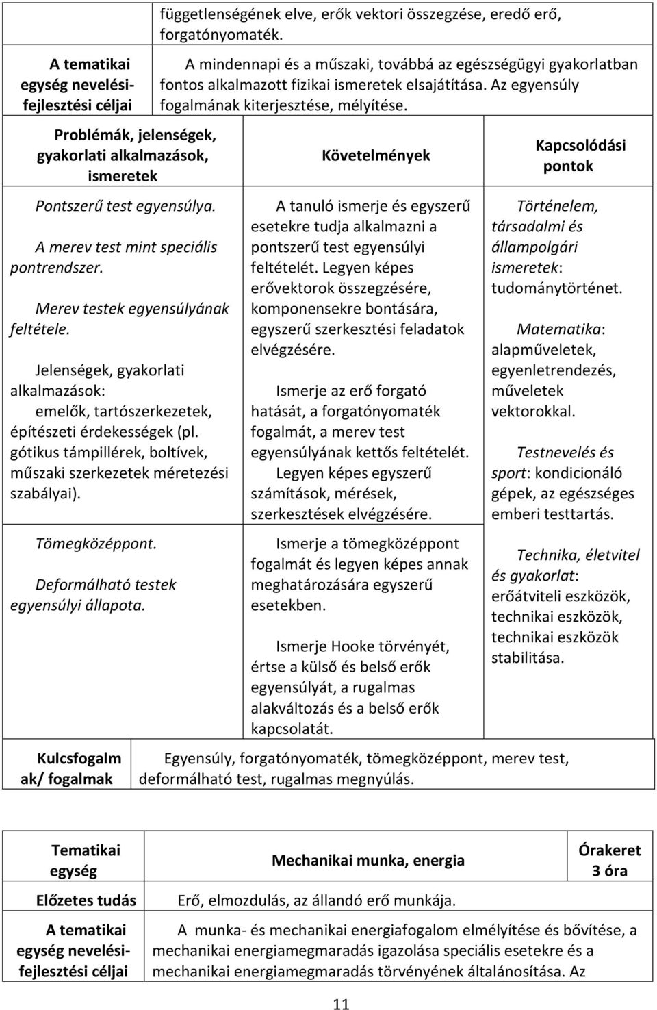 Deformálható testek egyensúlyi állapota. Kulcsfogalm ak/ fogalmak függetlenségének elve, erők vektori összegzése, eredő erő, forgatónyomaték.