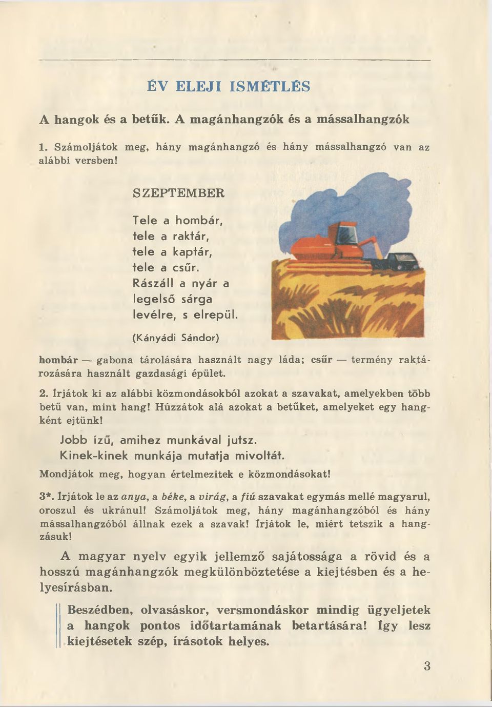 (K ányádi Sándor) hombár gabona tárolására használt nagy láda; csür termény raktározására használt gazdasági épület. 2.