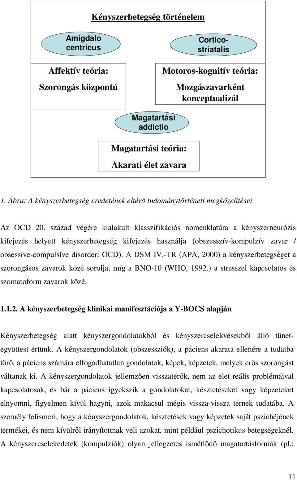 század végére kialakult klasszifikációs nomenklatúra a kényszerneurózis kifejezés helyett kényszerbetegség kifejezés használja (obszesszív-kompulzív zavar / obsessíve-compulsíve disorder: OCD).