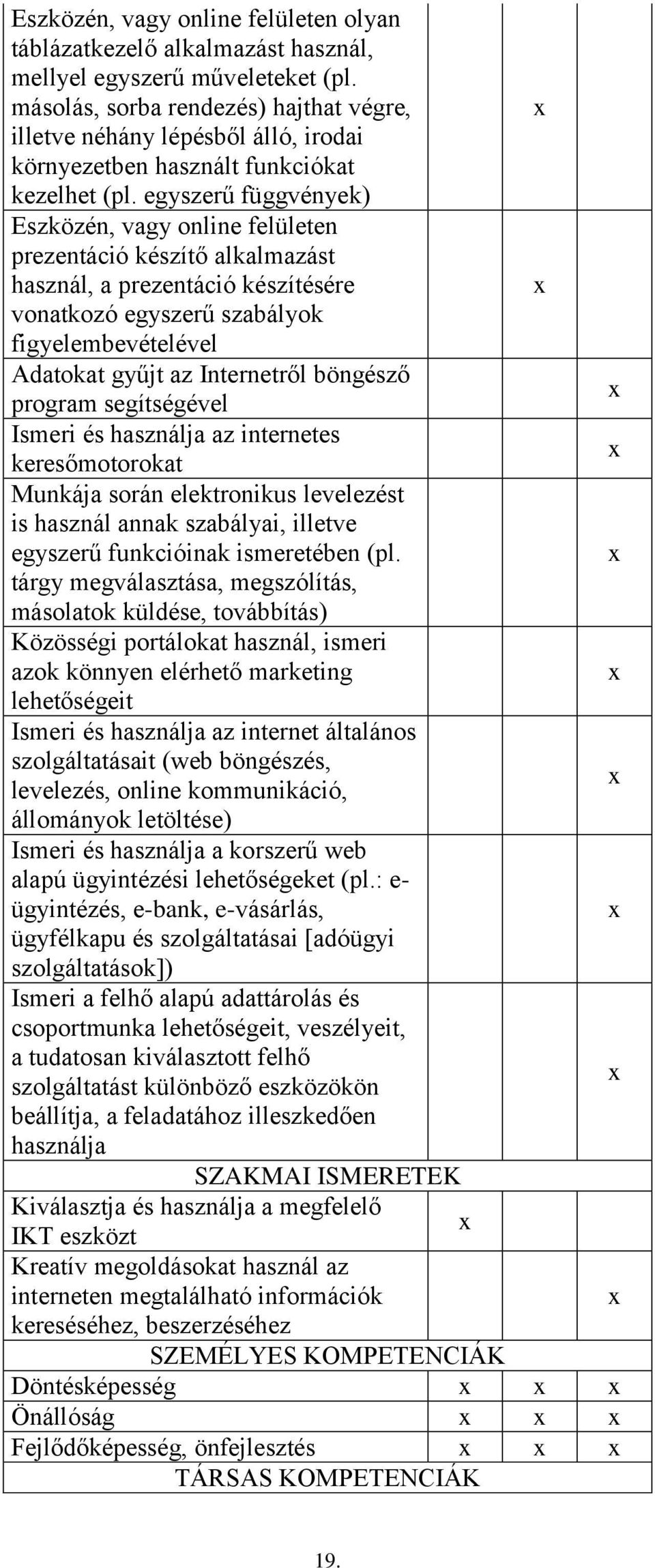 egyszerű függvények) Eszközén, vagy online felületen prezentáció készítő alkalmazást használ, a prezentáció készítésére vonatkozó egyszerű szabályok figyelembevételével Adatokat gyűjt az Internetről