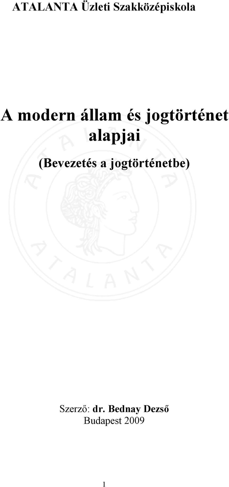 alapjai (Bevezetés a