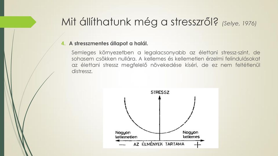 Semleges környezetben a legalacsonyabb az élettani stressz-szint, de sohasem