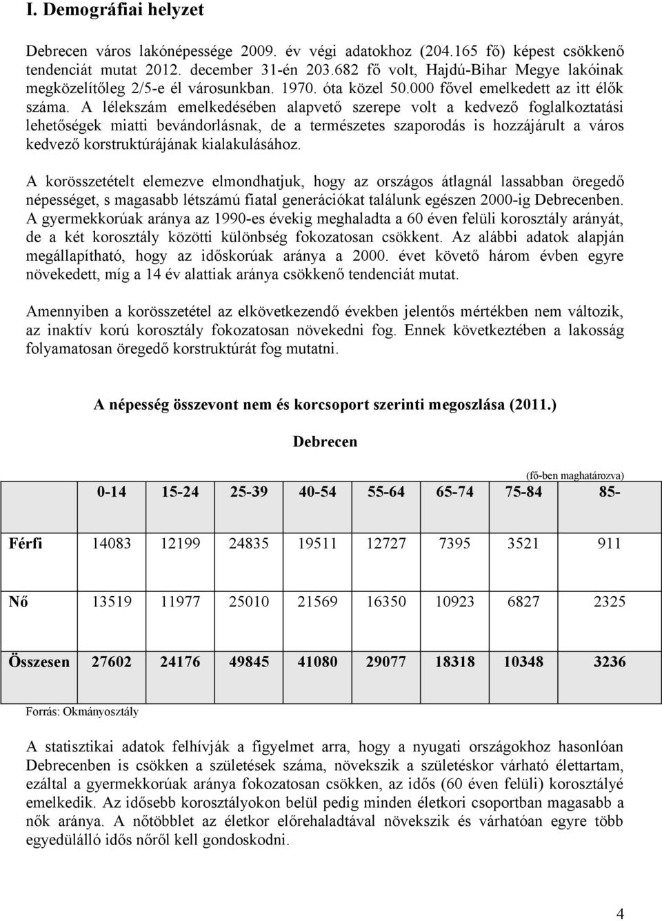 A lélekszám emelkedésében alapvető szerepe volt a kedvező foglalkoztatási lehetőségek miatti bevándorlásnak, de a természetes szaporodás is hozzájárult a város kedvező korstruktúrájának