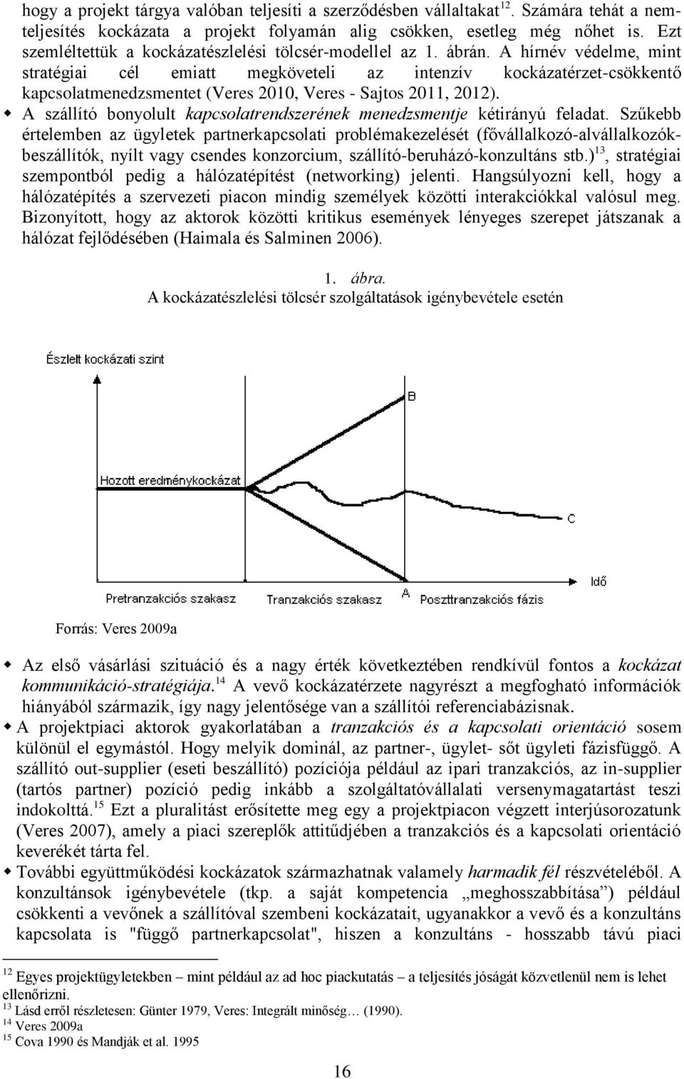 A hírnév védelme, mint stratégiai cél emiatt megköveteli az intenzív kockázatérzet-csökkentő kapcsolatmenedzsmentet (Veres 2010, Veres - Sajtos 2011, 2012).