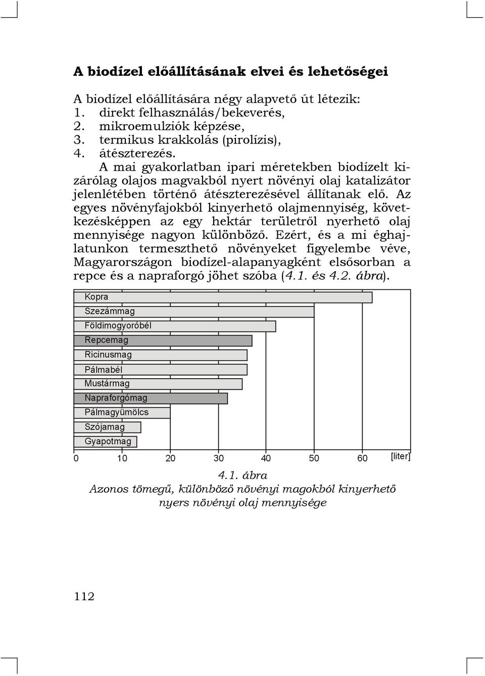 A mai gyakorlatban ipari méretekben biodízelt kizárólag olajos magvakból nyert növényi olaj katalizátor jelenlétében történő átészterezésével állítanak elő.