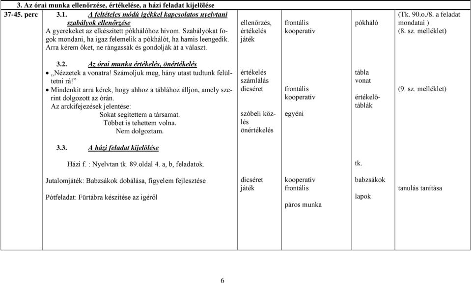 Az órai munka, ön Nézzetek a vonatra! Számoljuk meg, hány utast tudtunk felültetni rá! Mindenkit arra kérek, hogy ahhoz a táblához álljon, amely szerint dolgozott az órán.