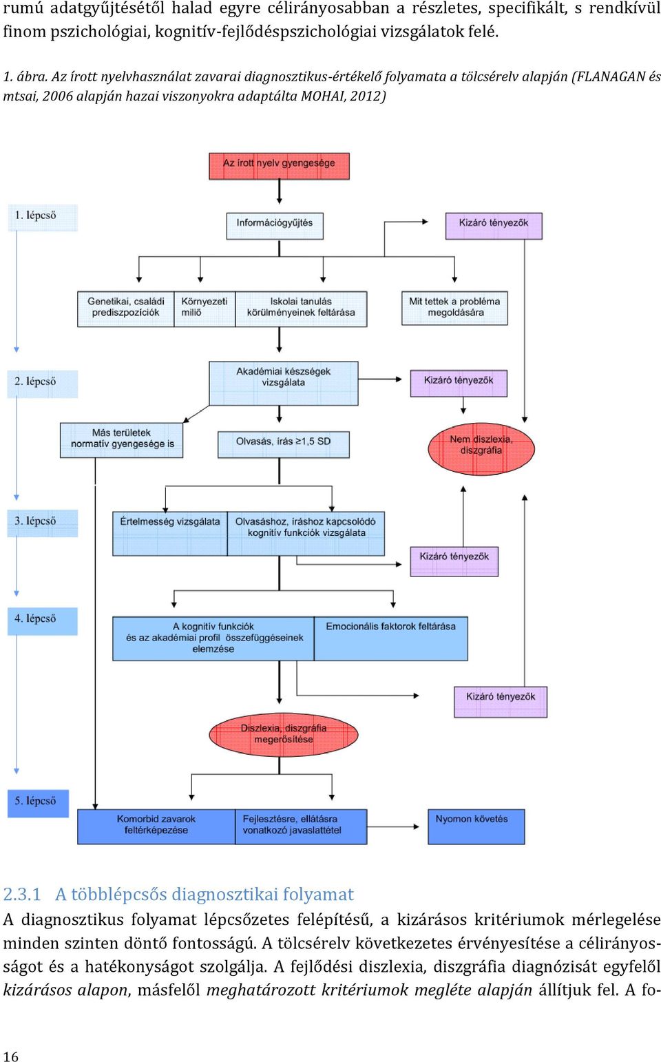 1 A többlépcsős diagnosztikai folyamat A diagnosztikus folyamat lépcsőzetes felépítésű, a kizárásos kritériumok mérlegelése minden szinten döntő fontosságú.