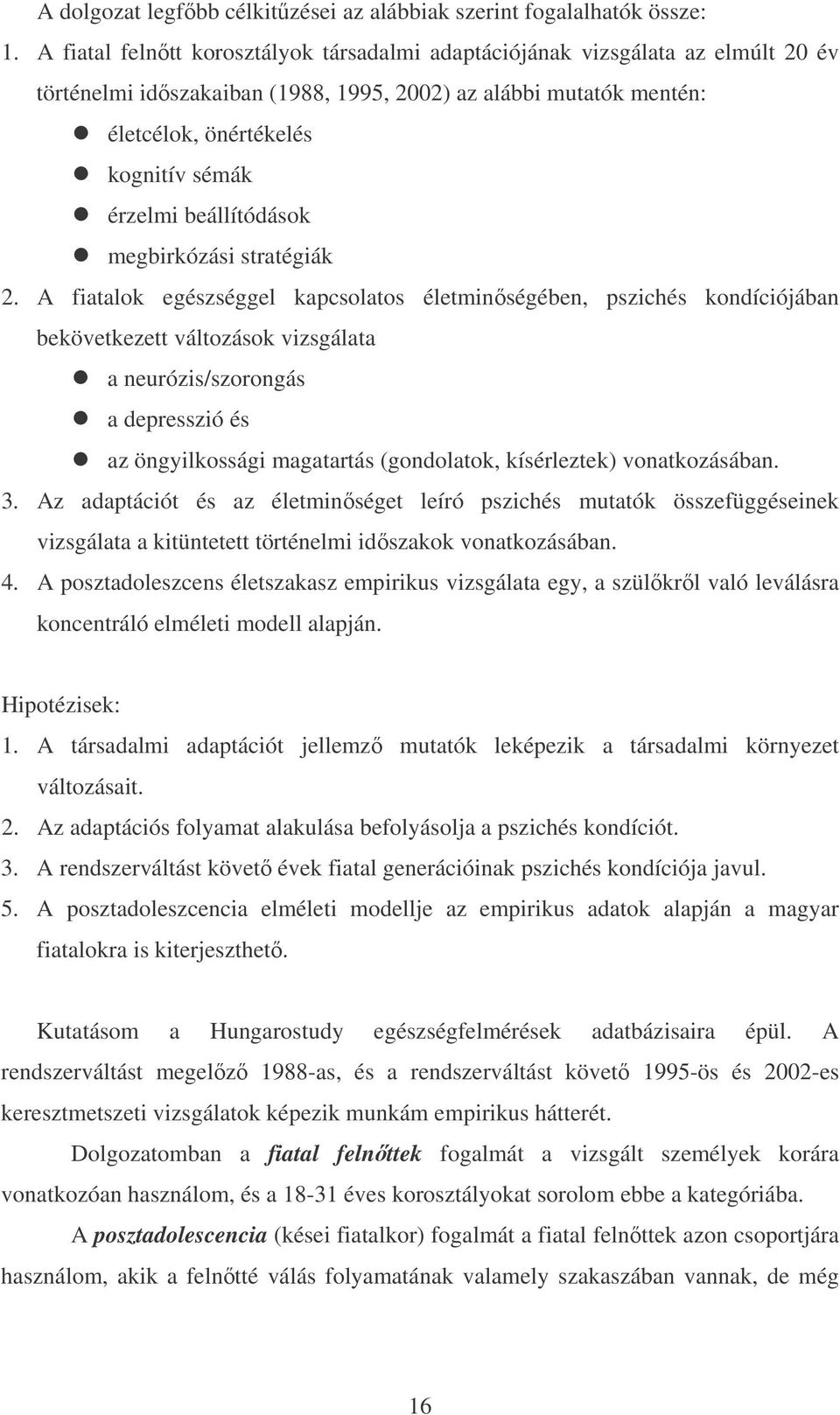 beállítódások megbirkózási stratégiák 2.