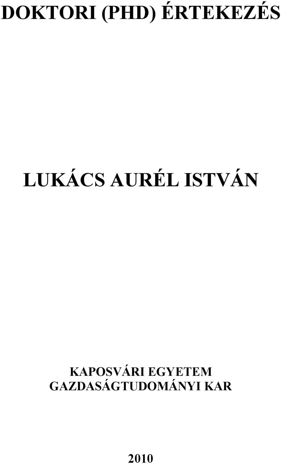 AURÉL ISTVÁN