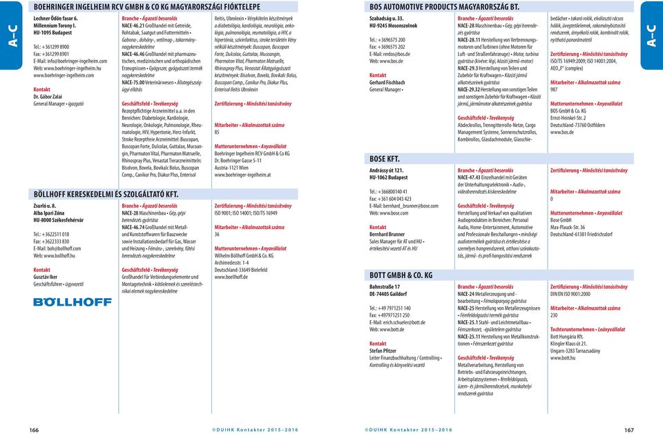 21 Großhandel mit Getreide, Rohtabak, Saatgut und Futtermitteln Gabona-, dohány-, vetőmag-, takarmánynagykereskedelme NACE-46.