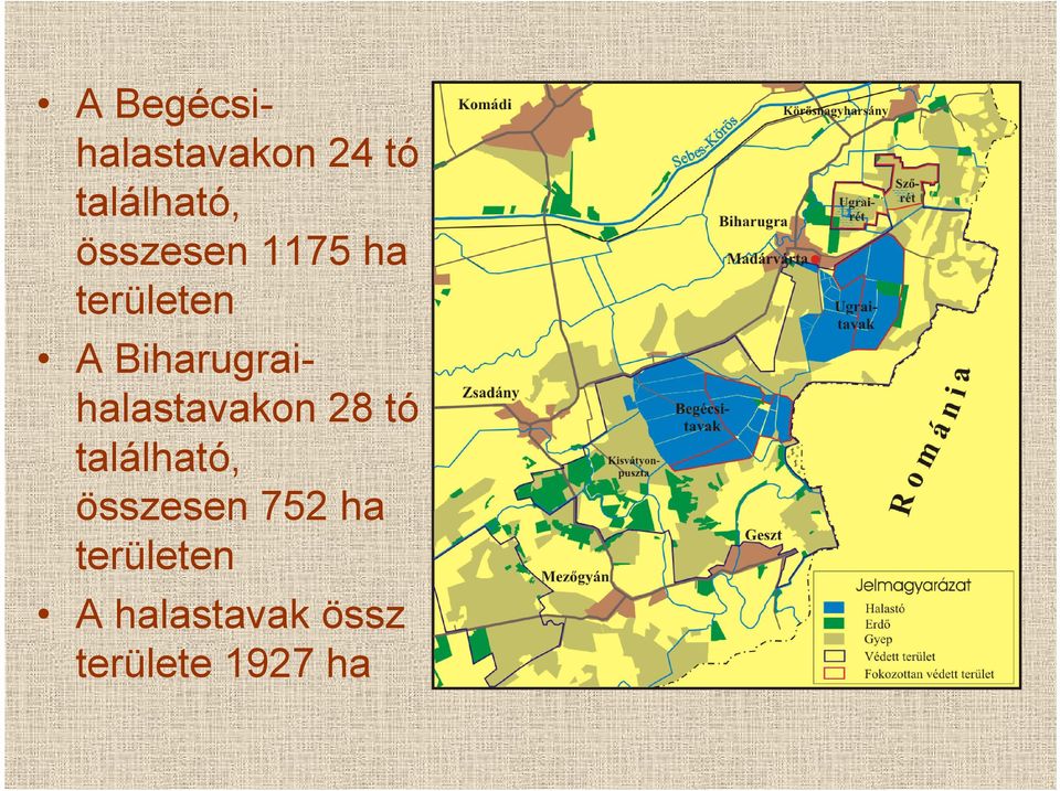 Biharugraihalastavakon 28 tó található,