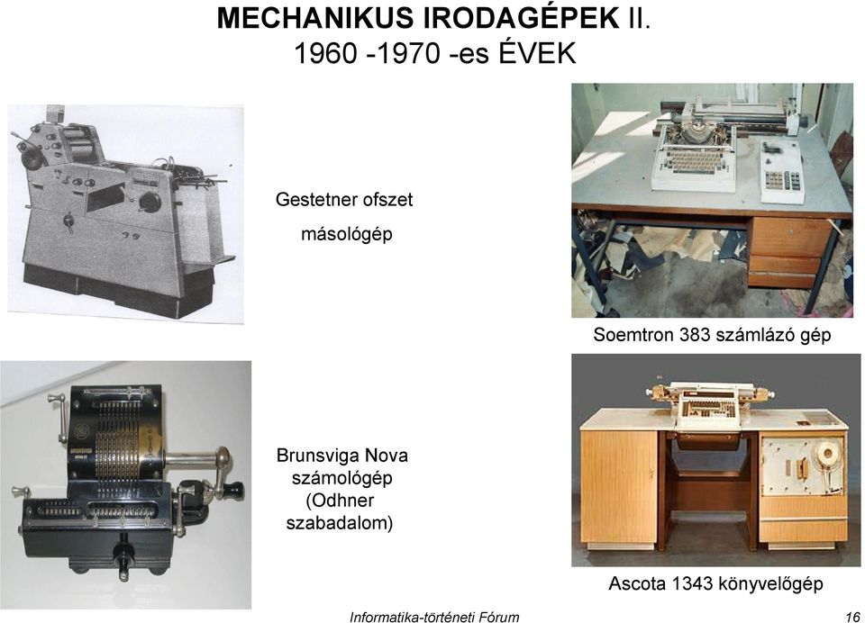 másológép Soemtron 383 számlázó gép