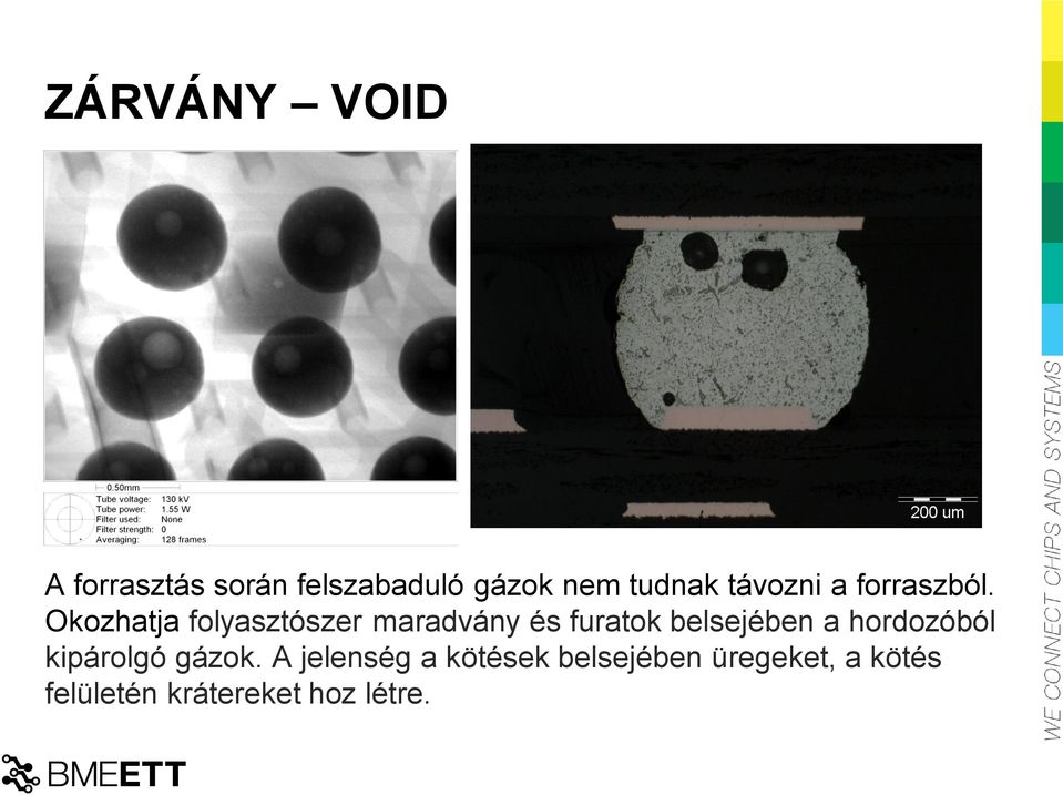 Okozhatja folyasztószer maradvány és furatok belsejében a