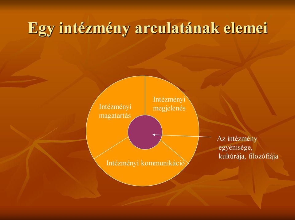 megjelenés Intézményi kommunikáció