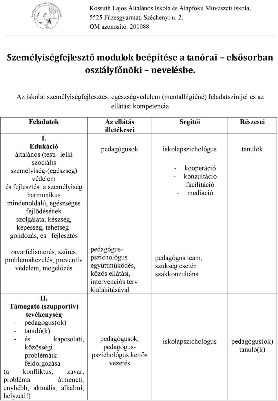 Edukáció általános (testi- lelki szociális személyiség-(egészség) védelem és fejlesztés: a személyiség harmonikus mindenoldalú, egészséges fejlődésének szolgálata; készség, képesség,